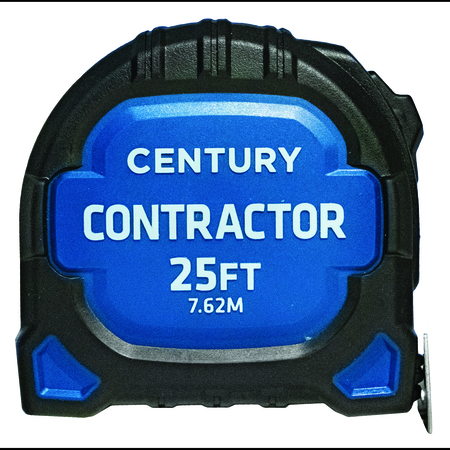 CENTURY DRILL & TOOL 25FT CONTRACTOR MEASURING TAPE 72841